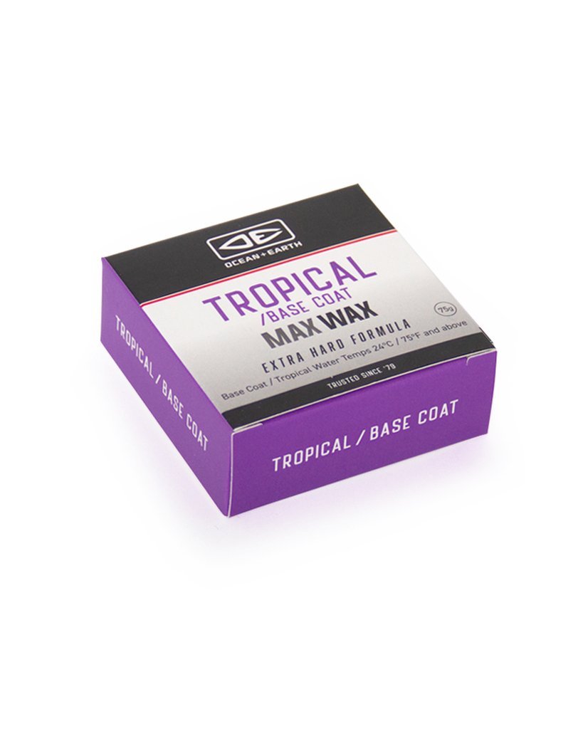 Ocean & Earth Max Wax Tropical Base Coat Wax 75g - KS Boardriders Surf Shop