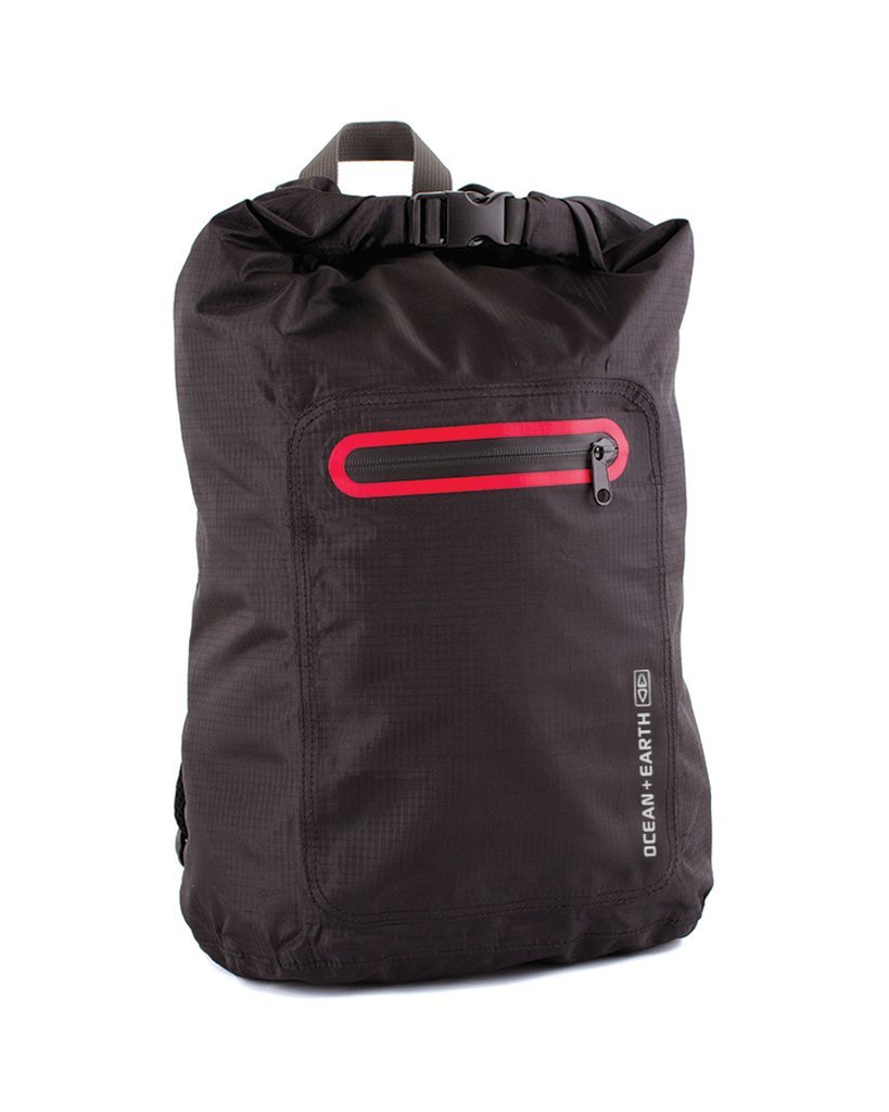 Ocean & Earth Travel Lite Waterproof Back Pack (Black) - KS Boardriders Surf Shop