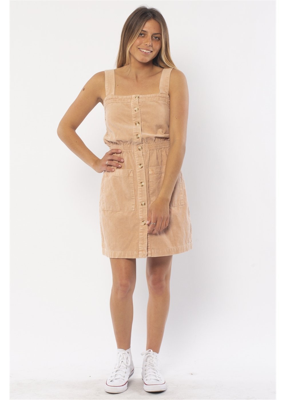 Sisstr Daisy Fields Woven Mini Dress (Atlas Pink) - KS Boardriders Surf Shop