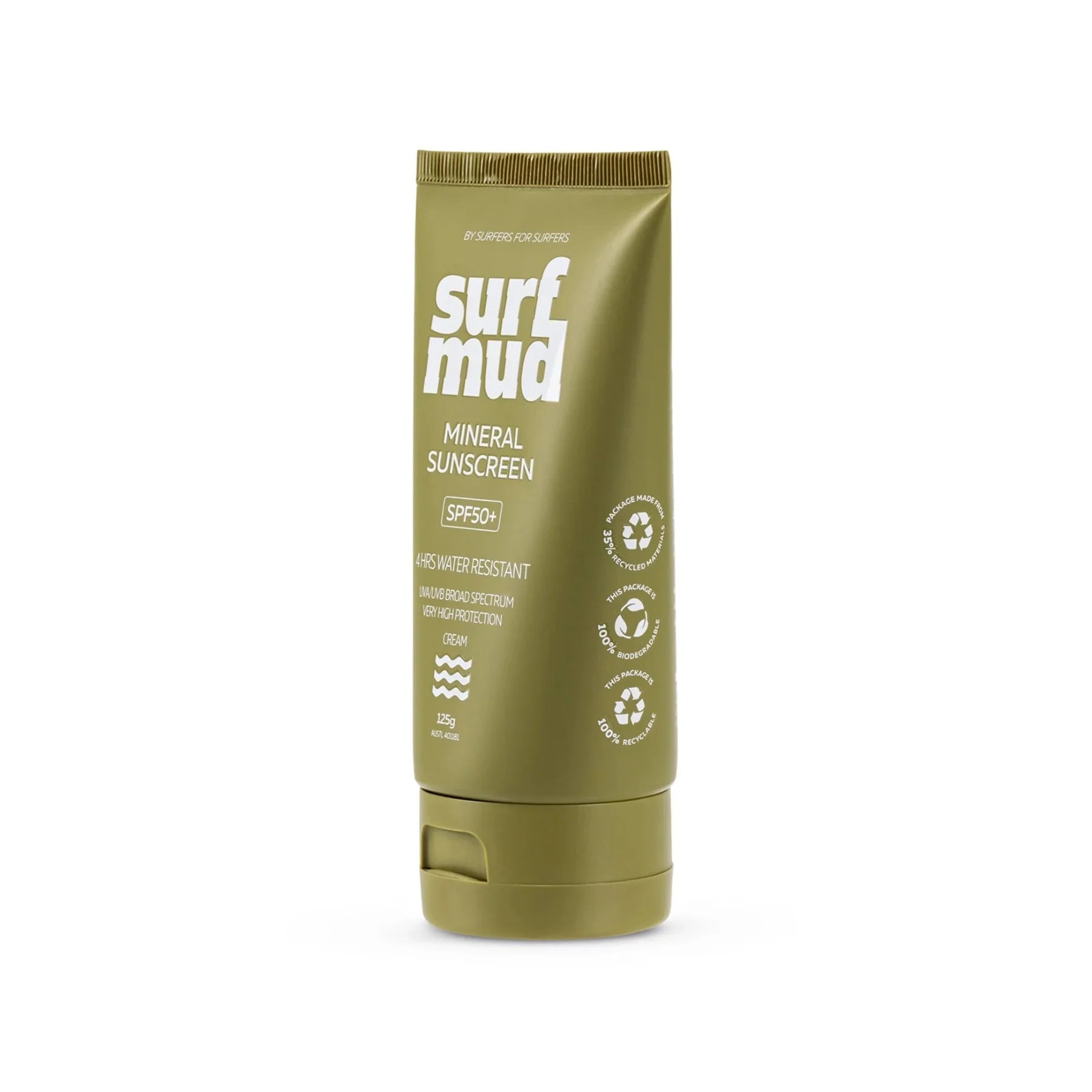 Surf Mud Mineral Sunscreen SPF50+ - KS Boardriders Surf Shop