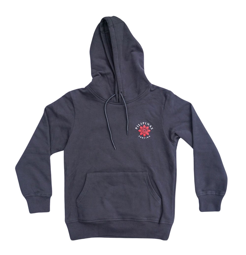 UPSA Pilipinas Surfing Pride Kid's Hoodie Jacket (Black) - KS Boardriders Surf Shop