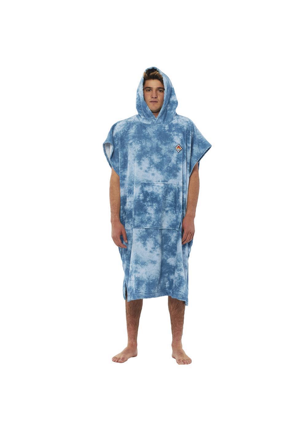 Vissla Changing Towel Poncho (Blue Tie Dye) - KS Boardriders Surf Shop
