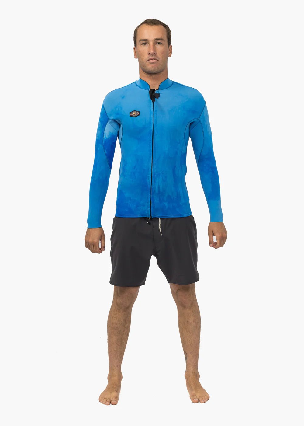 Vissla Solid Sets 2MM Front Zip Jacket (Tie-Dye) - KS Boardriders Surf Shop