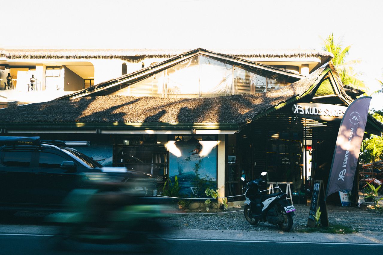 Kudo Surf shop in Siargao