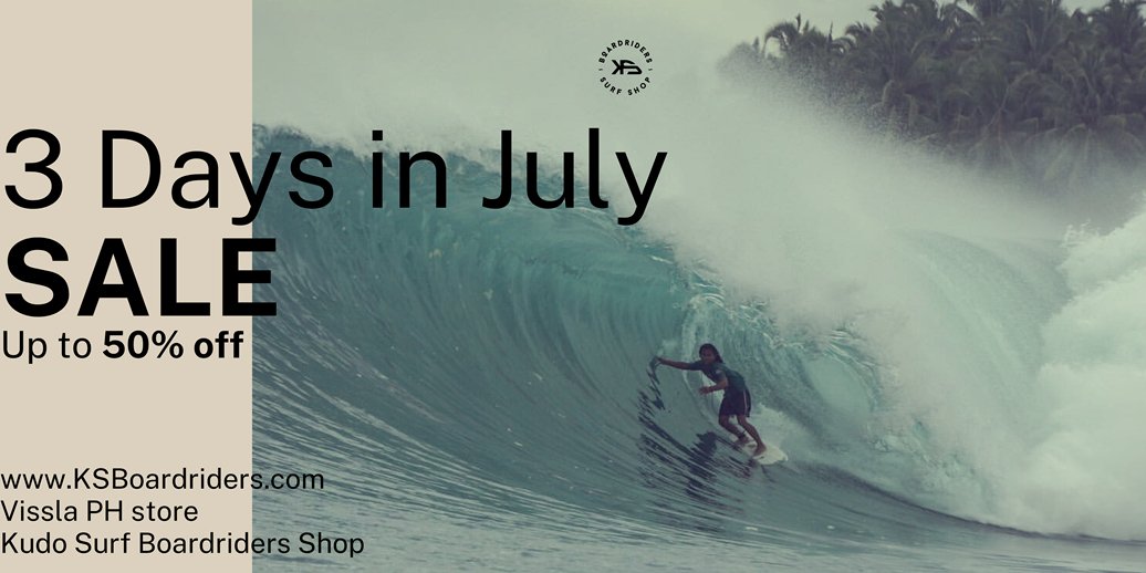 Our biggest sale of the year is here - KS Boardriders Surf Shop