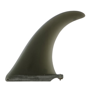 9" Fiberglass Longboard Fin (Gray) - KS Boardriders Surf Shop
