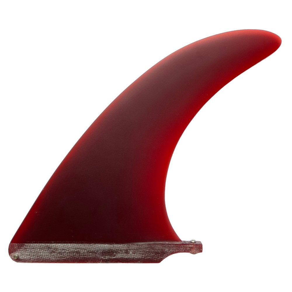 9.5" Fiberglass Longboard Fin (Maroon) - KS Boardriders Surf Shop