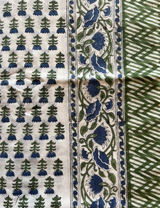 Coral Sunset Sarongs (Blue Lotus  Stem)