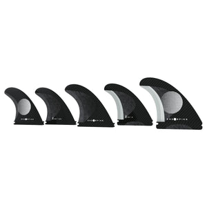 Slater Design KS1 5 Fin Medium 1 Tab (Black/White)
