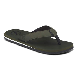Foamlife Tarlan Mens Flip Flops (Olive)