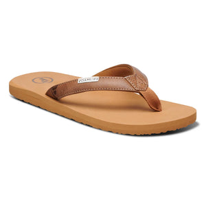 Foamlife Seales SC Womens Flip Flops (Latte Brown/Brown)