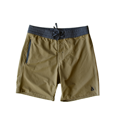 Free & Easy Mens Boardshorts (Khaki)