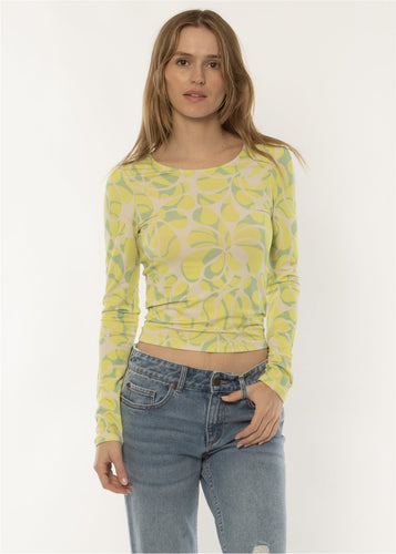 Skyscape Ls Knit (Palm Lime)
