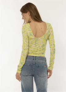 Skyscape Ls Knit (Palm Lime)