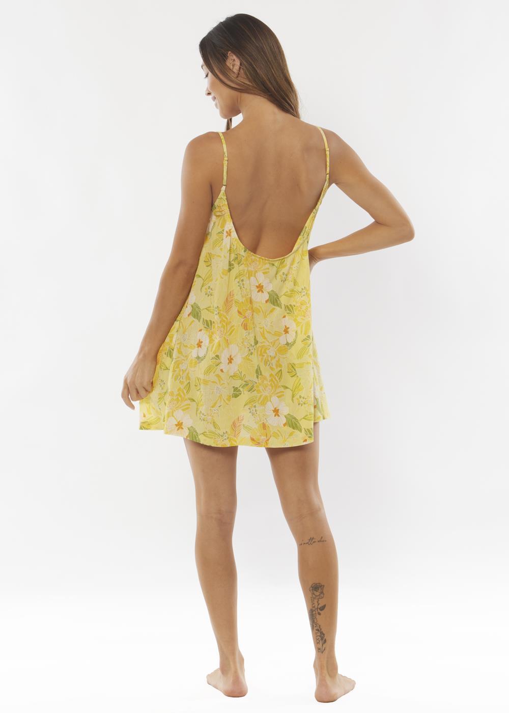 Beyond Love Woven Tank Dress (Starfruit)
