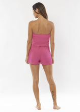 Load image into Gallery viewer, Show Gratitude Woven Romper (Fuchsia)