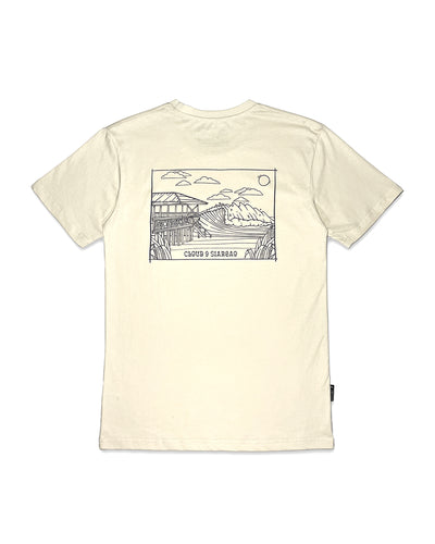KS Surf Cloud 9 Mens Tee (Bone)
