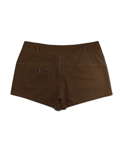 KS Women's Alon Walkshorts - Tan Brown  - Back