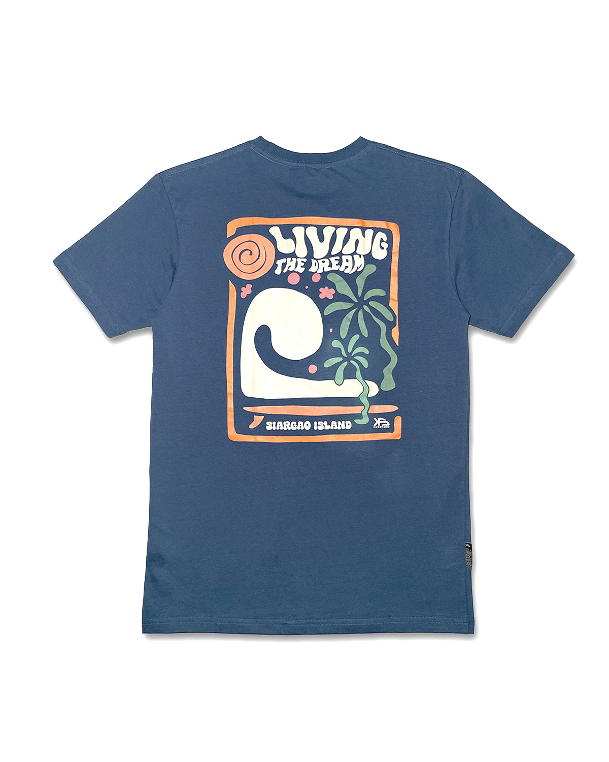Kudo Surf Men's Big Wave Graphic Shirt - Navy Blue – KS
