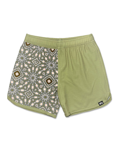 KS Kid's Lil Ripper Elastic Waist Boardshorts - Seaweed