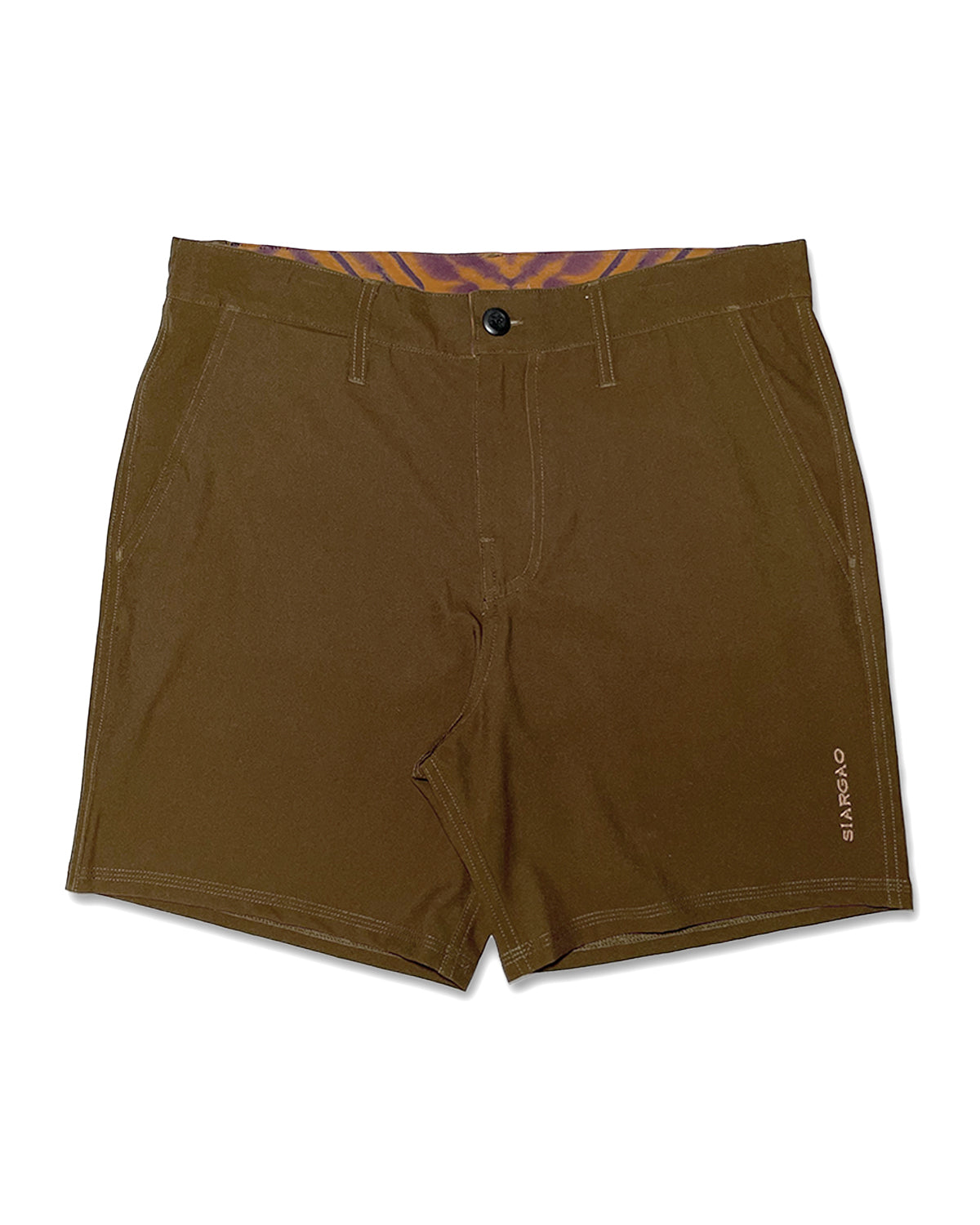 KS Men's Alon Walkshorts -  Tan Brown - Front