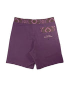 KS  Men's Austin Tie Waist Boardshorts - Plum Purple - Back