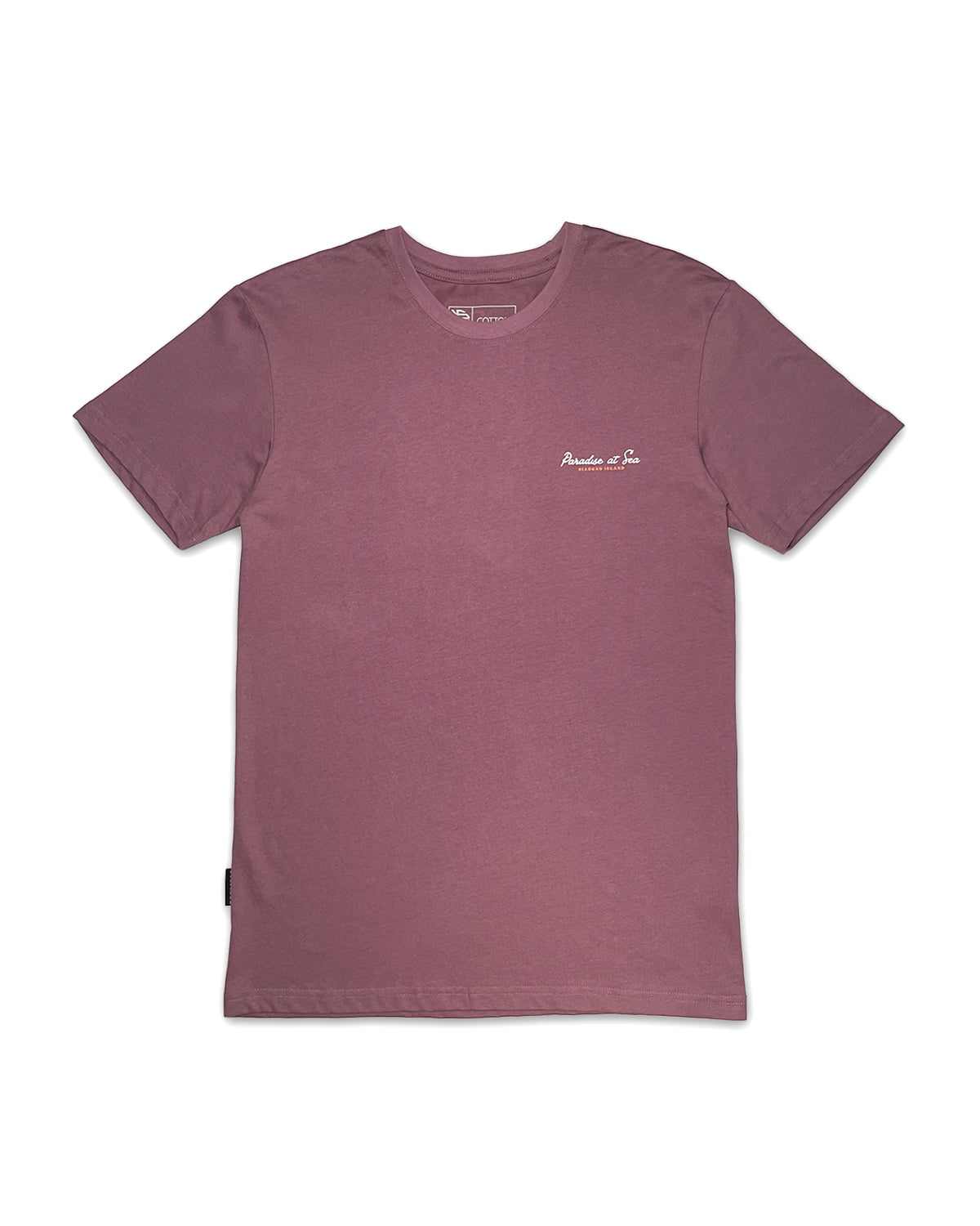 KS Men's  Kudo Paradise At Sea Graphic Shirt - Plum Purple - Front