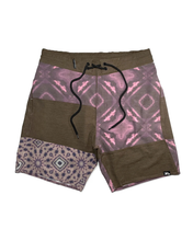 Load image into Gallery viewer, KS Men&#39;s  Lagos Tie Waist Boardshorts  - Plum Purple - Front