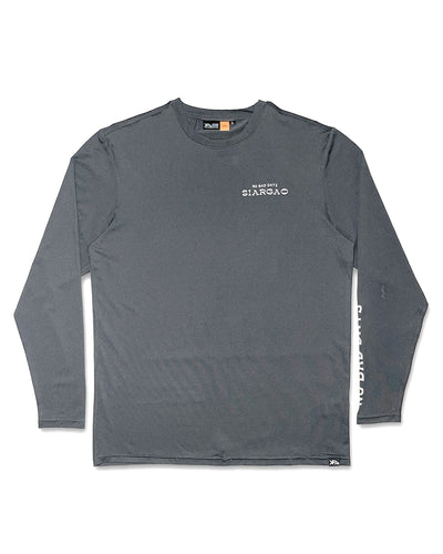 KS Men's No Bad Days Long Sleeve Rashie - Black - Front