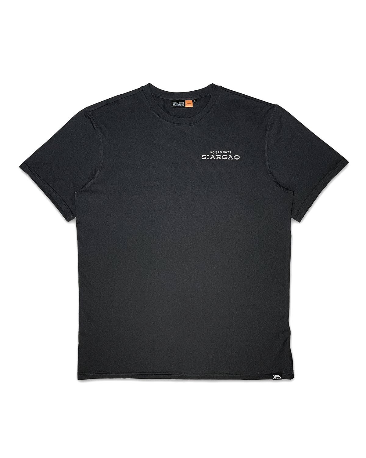 KS Men's No Bad Days Short Sleeve Rashie  - Gray - Front