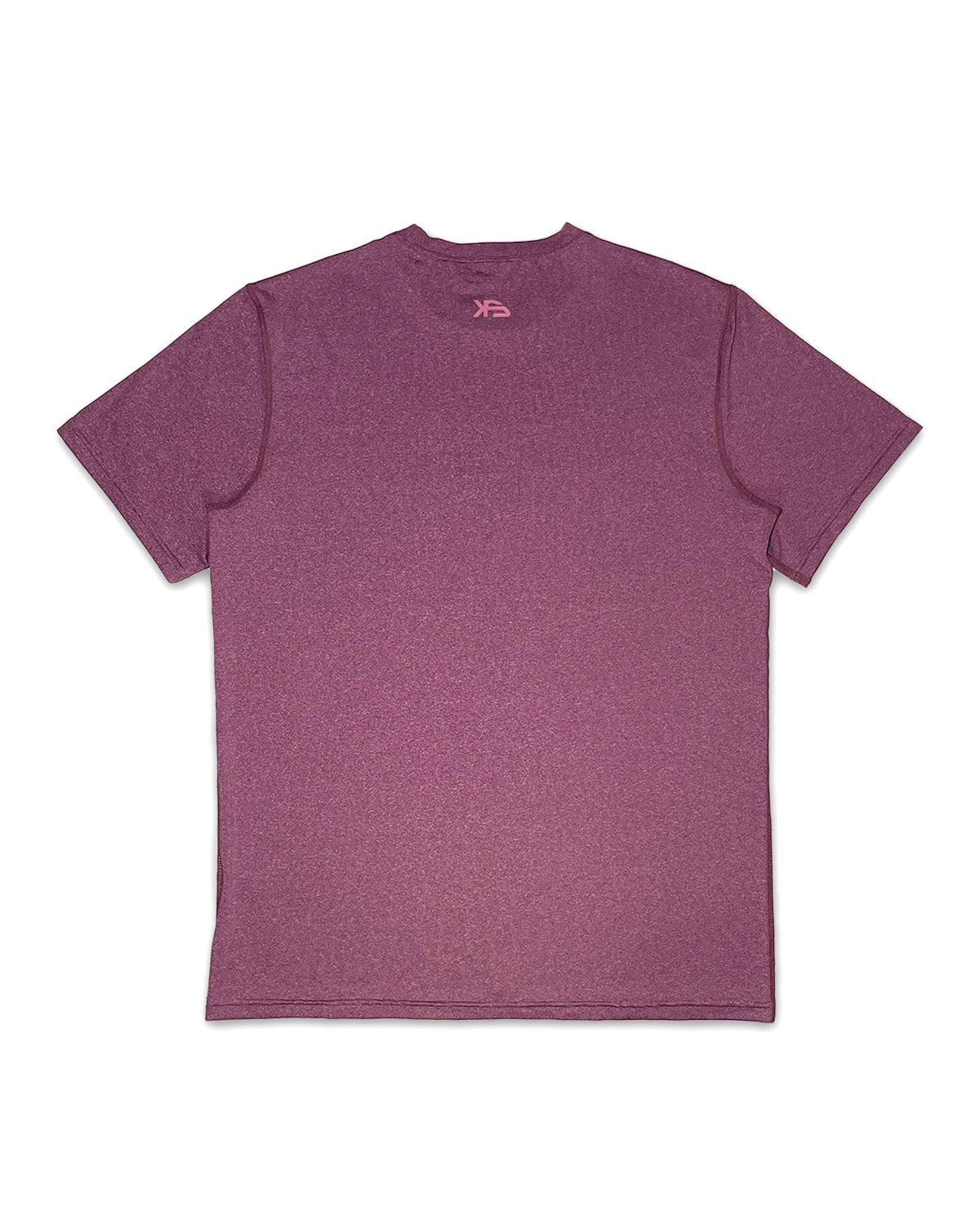KS Men's No Bad Days Short Sleeve Rashie  - Plum Purple - Back