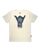 KS Men's Third Eye Shaka Graphic Shirt - Cream  - Back