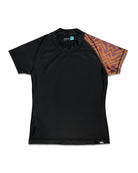 KS Women's Tanya Short Sleeve Rashie - Tan Brown - Front