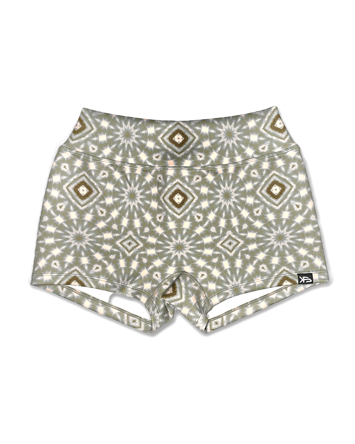 KS Women's Kailani Boyleg Bikini  Bottom - Seaweed Green - Front