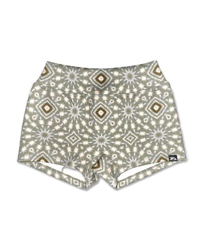 KS Women's Kailani Boyleg Bikini  Bottom - Seaweed Green - Front