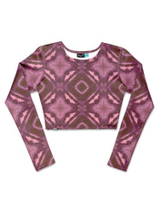 Load image into Gallery viewer, KS Women&#39;s Maris Long Sleeve Crop Rash Guard - Plum Purple - Front