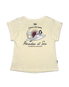 KS Women's Paradise At Sea Graphic Tee - Cream -Back