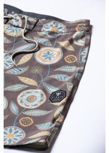Medallions 18.5" Boardshort (Dark Earth)