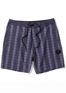 Solar Spirals 17.5" Boardshort (Dark Naval)