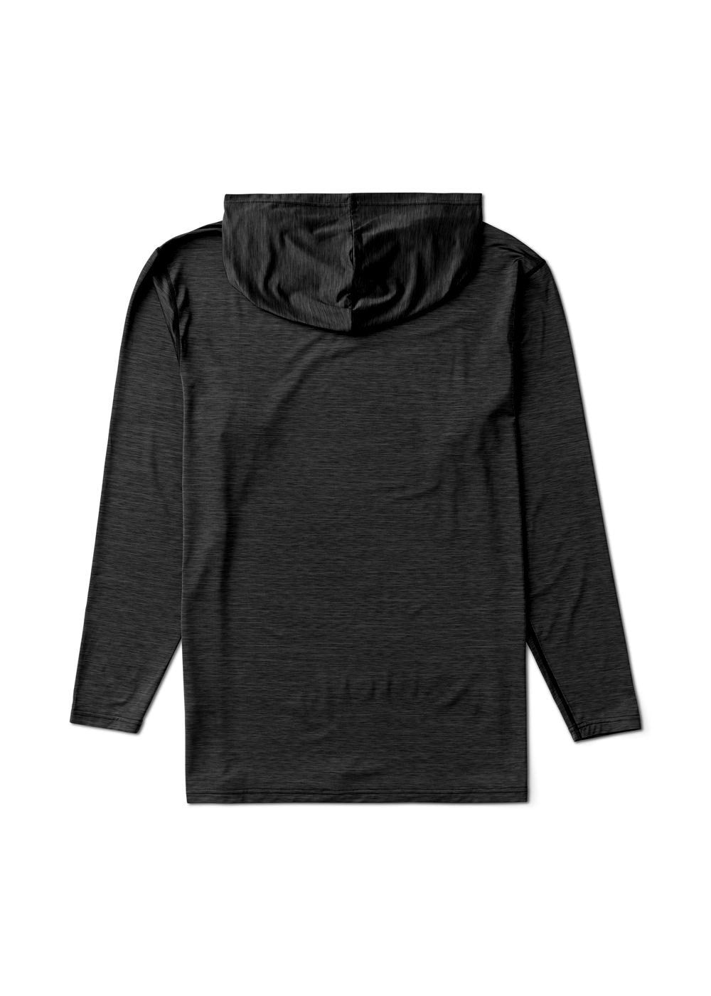 Vissla Twisted Eco Hooded LS Sun Shirt - Black Heather 3 – KS
