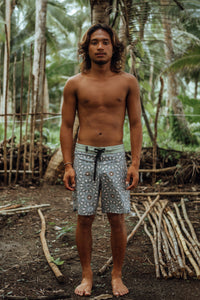 KS  Men's Austin Tie Waist Boardshorts - Seaweed