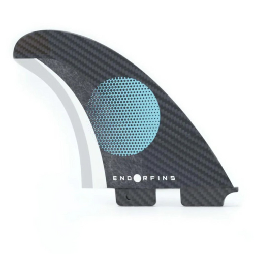 Slater Designs Twin + 2 Fin Double Tab - Black/Blue