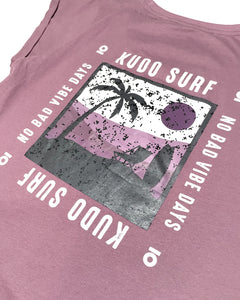 KS Women's Scenic Vibes Graphic Tee - Plum