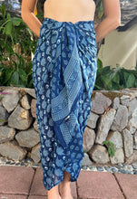 Load image into Gallery viewer, Coral Sunset Sarongs (Blue Elephants) - KS Boardriders Surf Shop