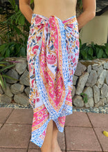 Load image into Gallery viewer, Coral Sunset Sarongs (Pink Fan Flower) - KS Boardriders Surf Shop