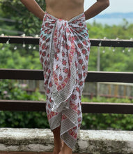 Load image into Gallery viewer, Coral Sunset Sarongs (Pink Lotus Dream) - KS Boardriders Surf Shop