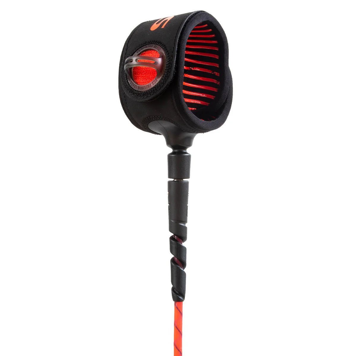FCS Freedom Helix 6’ All Round Leash (Red/Black) - KS Boardriders Surf Shop