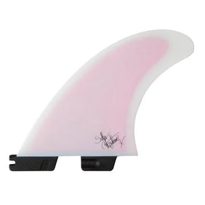 FCS II SF PC Medium Tri Retail Fins (Dusty Pink) - KS Boardriders Surf Shop