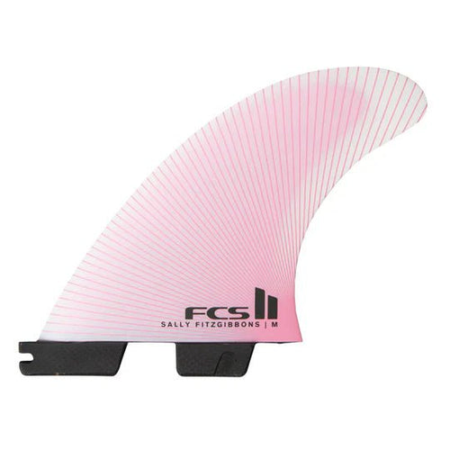 FCS II SF PC Medium Tri Retail Fins (Dusty Pink) - KS Boardriders Surf Shop