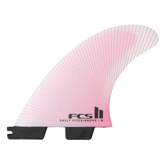 FCS II SF PC Medium Tri Retail Fins (Dusty Pink) - KS Boardriders Surf Shop